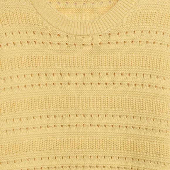 GAP Relaxed Navy/white-striped Mixed-Stitch Tunic Sweater/ NWT / Small - Picture 13 of 13